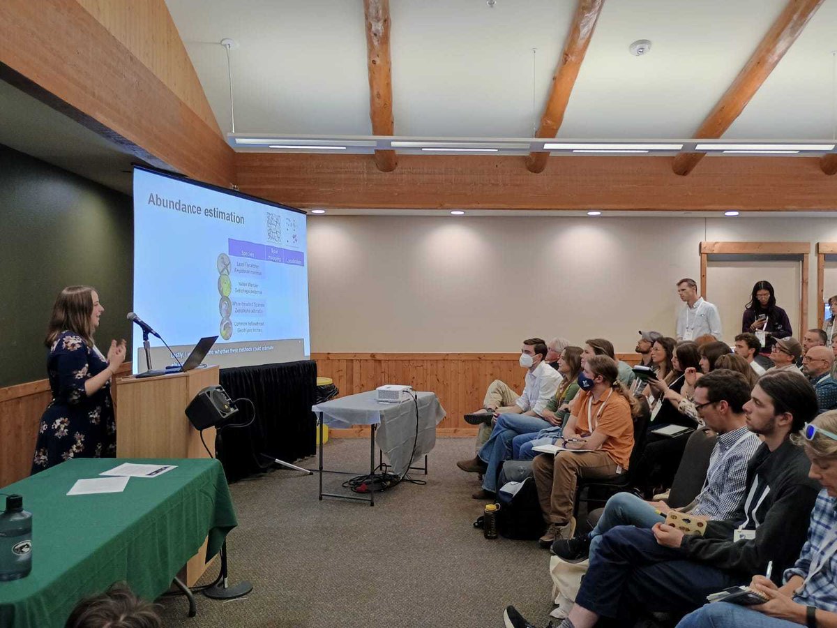 Kitzes Lab at University of Pittsburgh (@kitzeslab) on Twitter photo Shoutout to <a href="/TessaRhinehart/">Tessa Rhinehart</a> for her incredible talk on 'Territory mapping & behavioral monitoring with automated acoustic localization' at the #AOS2024! 🎤🙌 Shoutout to <a href="/TessaRhinehart/">Tessa Rhinehart</a> for her incredible talk on 'Territory mapping & behavioral monitoring with automated acoustic localization' at the #AOS2024! 🎤🙌