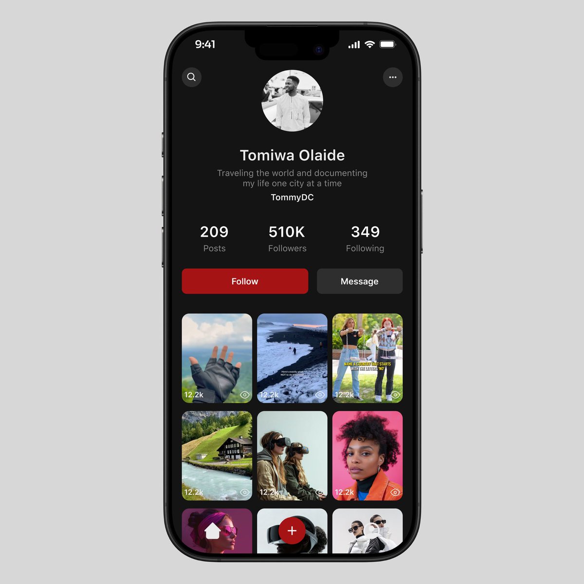 TomiwaolaideDc's tweet photo. Designed an intuitive YouTube Shorts interface! Featuring swipe interactions, easy access to comments, and smooth profile follow actions.
 #UIUX #YouTubeShorts #DesignInAction https://t.co/JezglmXxAd