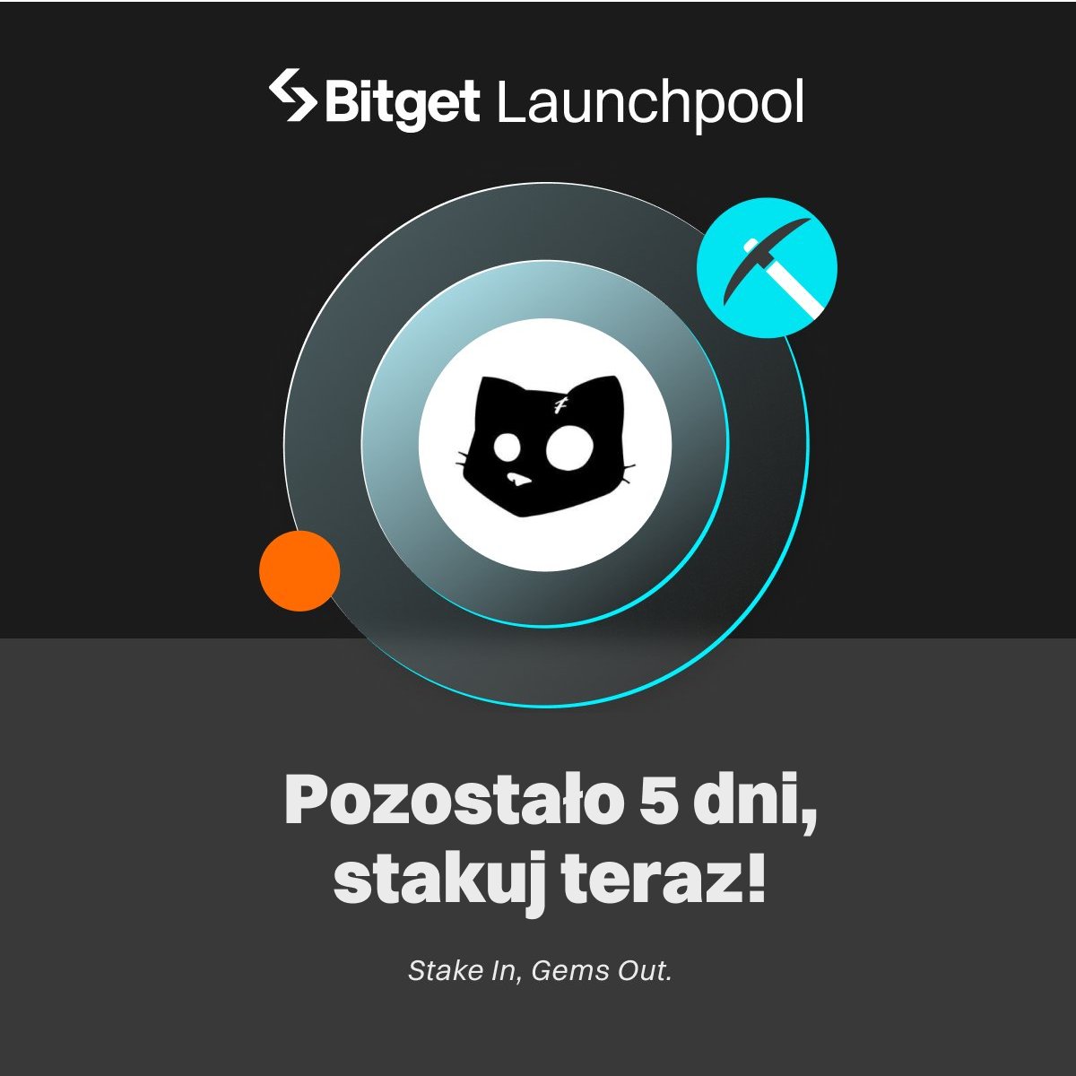BitgetPL's tweet image. Przypominamy!
Tylko 5️⃣ dni pozostało na $CAT @Cats_telegram na Launchpool!

#CATSxBitgetLaunchpool 

Aktualne APR:
💎 Pula $BGB: 212,8%
💎 Pula $USDT dla nowicjuszy: 141,21%

🔥 Dołącz teraz, aby zdobyć udział w 19 500 000 000 CATS: bitget.com/pl/events/laun…