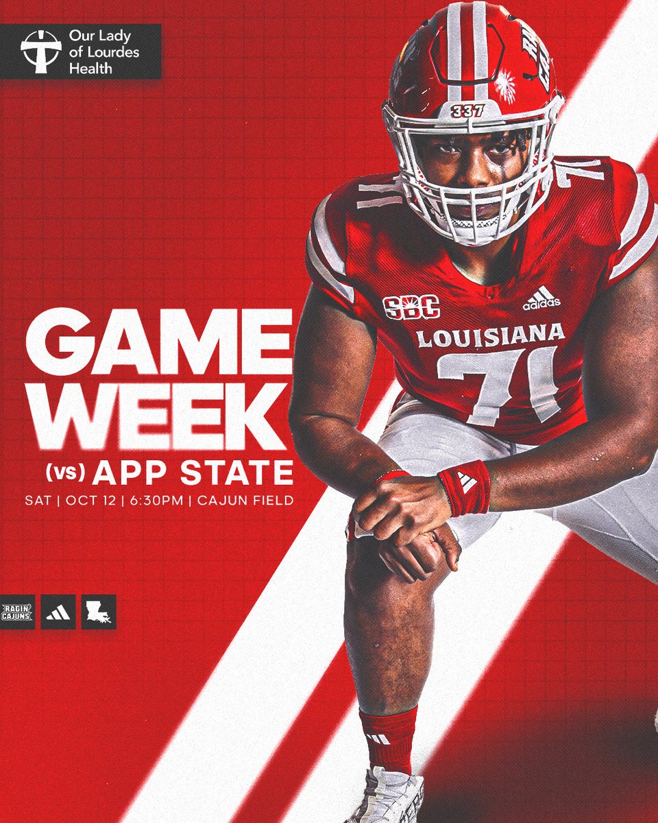 Back at 𝙃𝙊𝙈𝙀 this weekend 🏡

🎟️ ragncaj.co/FBSG24x

#cULture | #GeauxCajuns