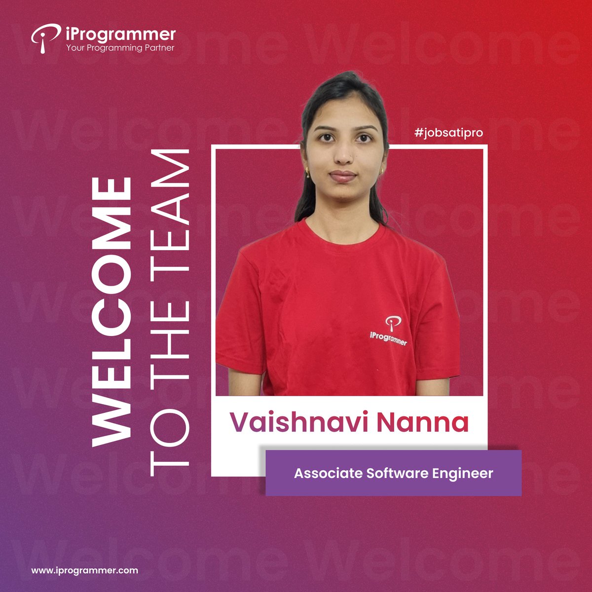 theiprogrammers's tweet image. We are thrilled to have Madhav Lonkar, Iresh Gopanpalli, Vaishnavi Nanna and Rohan Kumar onboard as our new Associate Software Engineers.
We can't wait to see how your fresh ideas and passion will shape the future of technology with us.
#iprogrammer #itjobs #lifeatiprogrammer