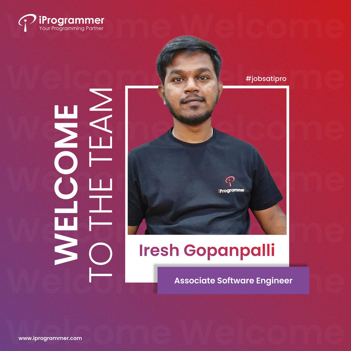 theiprogrammers's tweet image. We are thrilled to have Madhav Lonkar, Iresh Gopanpalli, Vaishnavi Nanna and Rohan Kumar onboard as our new Associate Software Engineers.
We can't wait to see how your fresh ideas and passion will shape the future of technology with us.
#iprogrammer #itjobs #lifeatiprogrammer