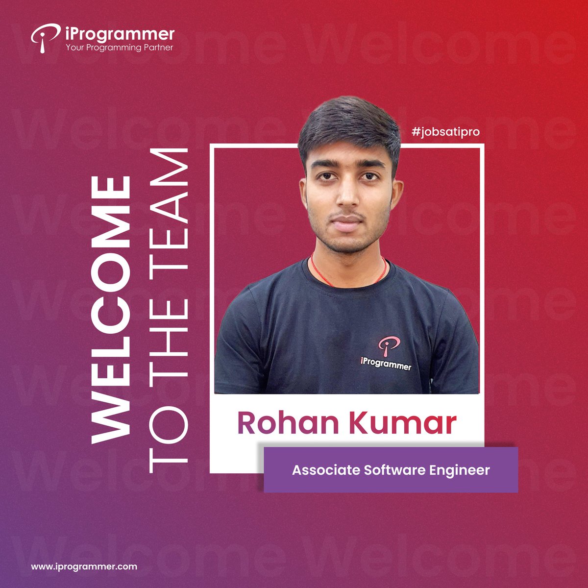 theiprogrammers's tweet image. We are thrilled to have Madhav Lonkar, Iresh Gopanpalli, Vaishnavi Nanna and Rohan Kumar onboard as our new Associate Software Engineers.
We can't wait to see how your fresh ideas and passion will shape the future of technology with us.
#iprogrammer #itjobs #lifeatiprogrammer