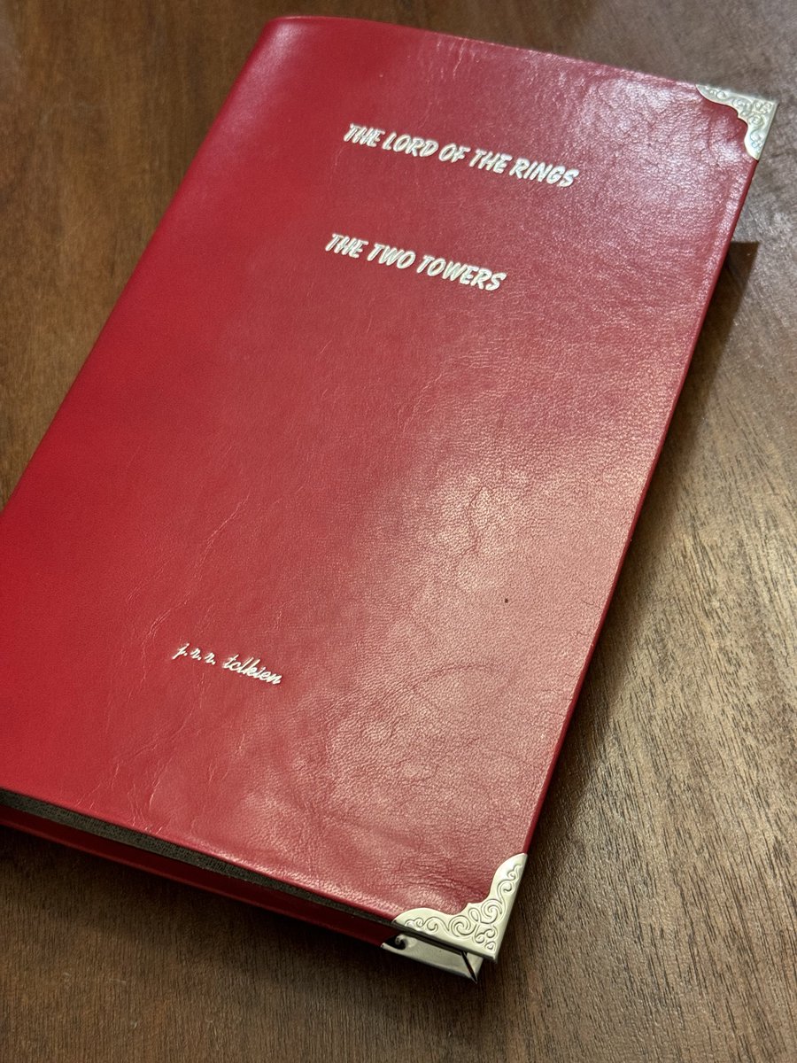 Finished product on the Two Towers rebind.