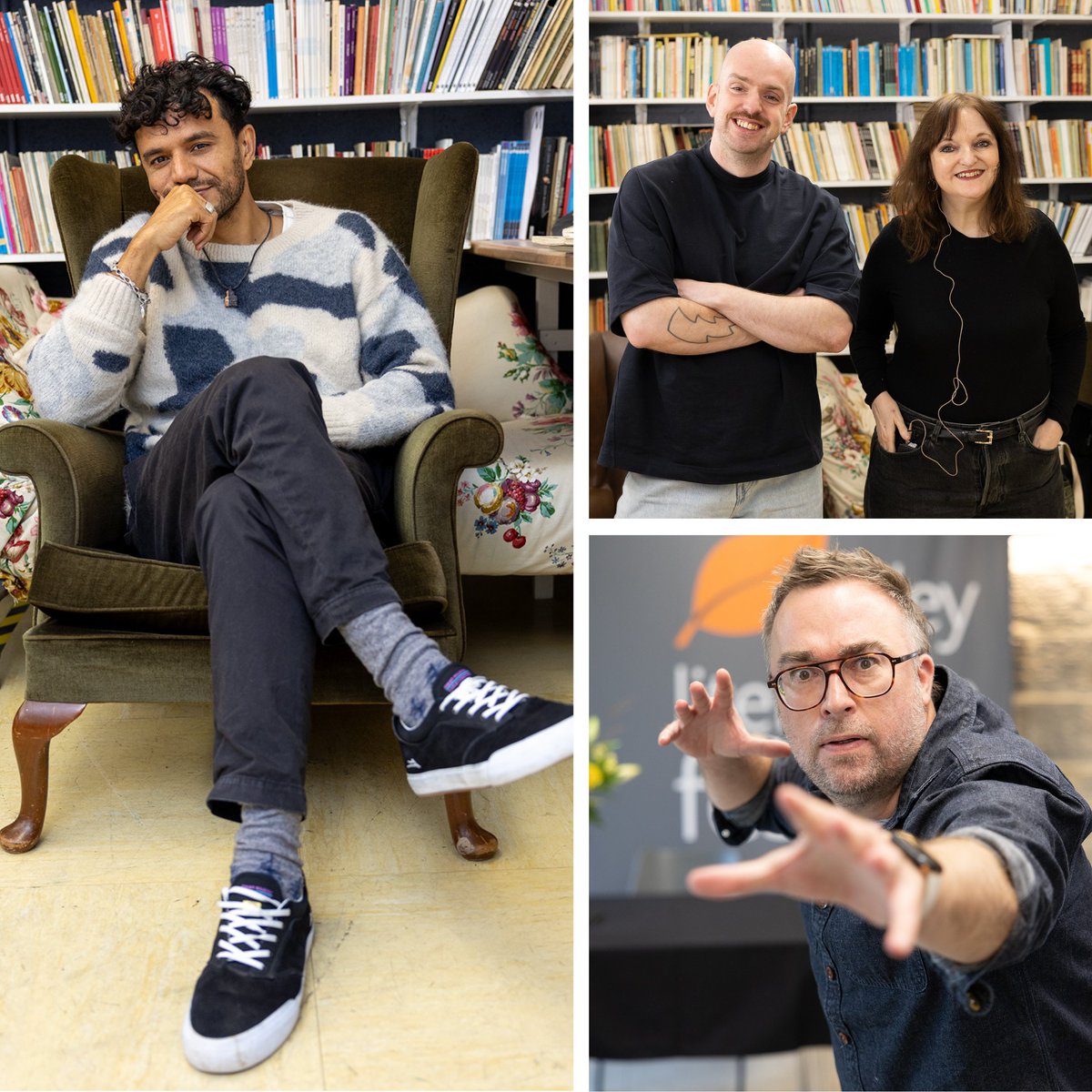 Ilkley Literature Festival (@ilkleylitfest) on Twitter photo What an opening weekend! Here are a few of our highlights 🧡 Thank you to everyone, authors and audiences, who joined us!
And there's more to come! 🎟 ilkleyliteraturefestival.org.uk/whats-on
Photography: © Rich Bunce Walking Photographer <a href="/richbunce/">Walking Photographer</a> What an opening weekend! Here are a few of our highlights 🧡 Thank you to everyone, authors and audiences, who joined us!
And there's more to come! 🎟 ilkleyliteraturefestival.org.uk/whats-on
Photography: © Rich Bunce Walking Photographer <a href="/richbunce/">Walking Photographer</a>