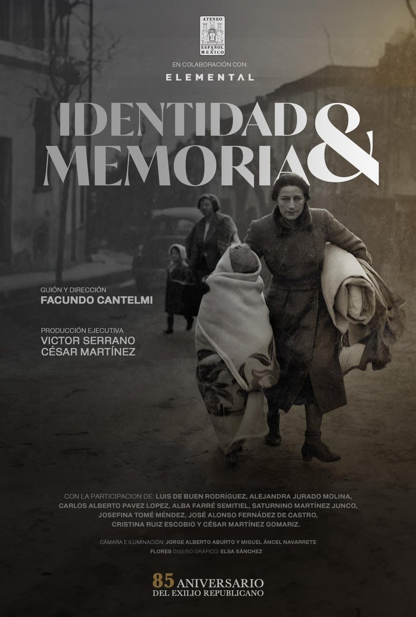 Nos enorgullece formar parte del documental IDENTIDAD &amp; MEMORIA, presentado por el <a href="/AteneoEsMex/">Ateneo Español de México, A.C.</a> . Gracias a <a href="/facundocantelmi/">Facundo Cantelmi</a> y César Martínez por hacerlo posible.