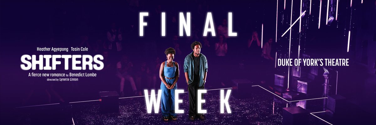 Our FINAL WEEK on St Martin's Lane 💜

#ShiftersPlay