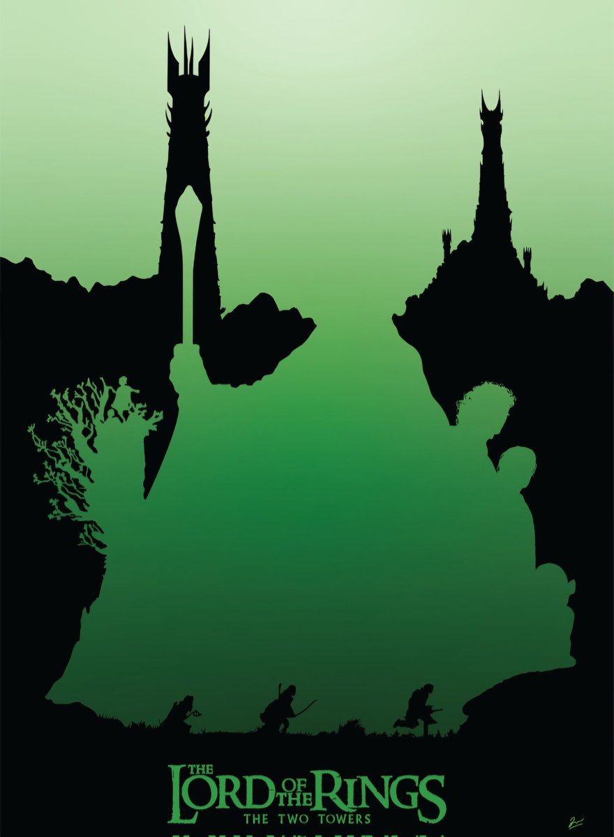 ElAnilloUnico's tweet photo. Póster de Las Dos Torres.

#ESDLA #LOTR https://t.co/oPgnj829Py