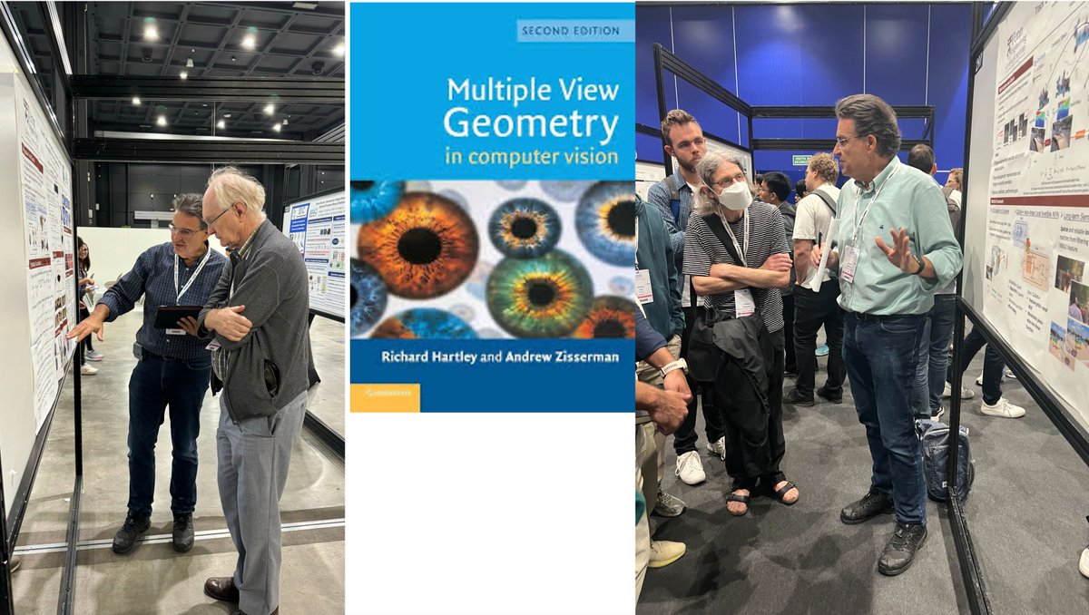 My first slide in my geometric vision class today with my two highlights of #ECCV24.