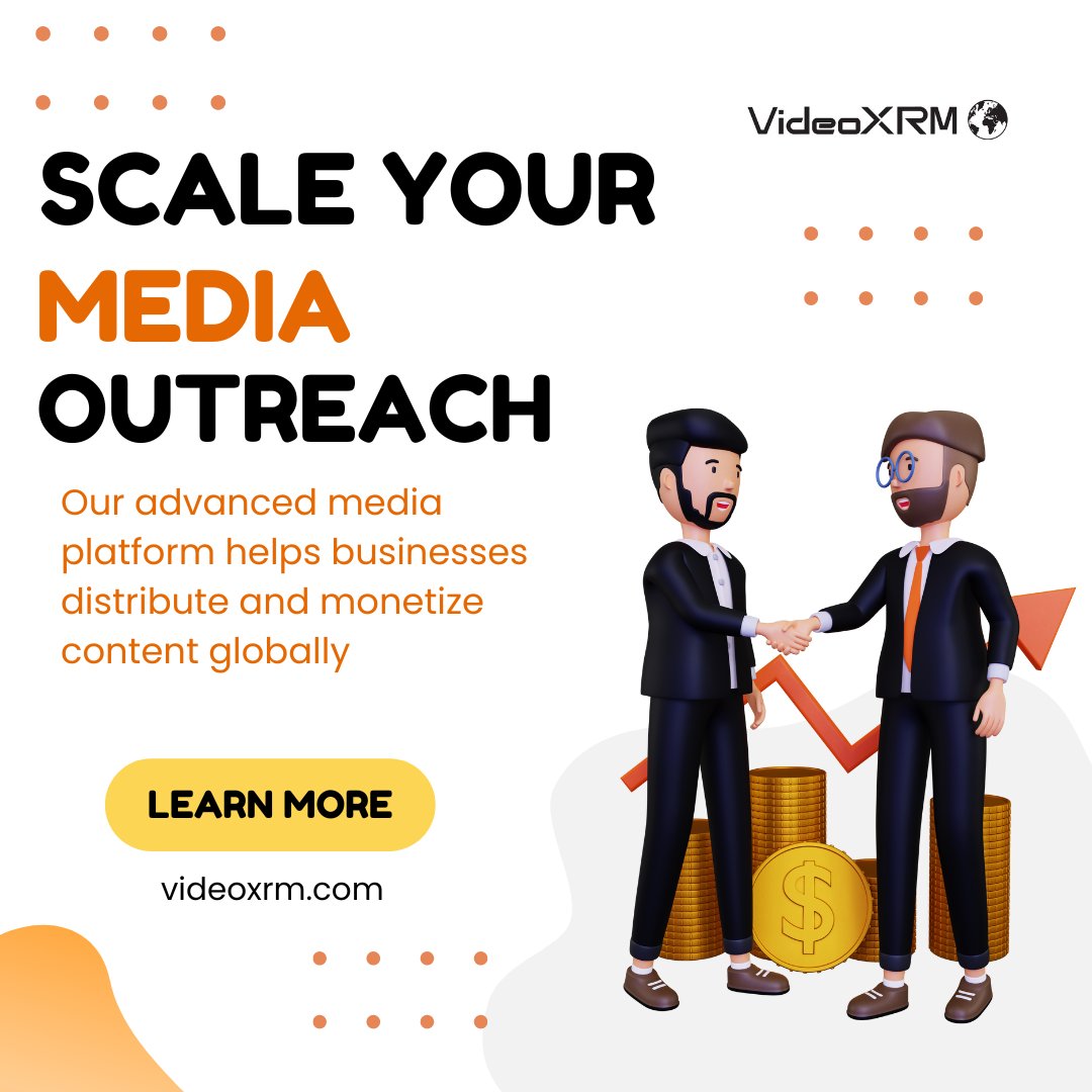 CarlosPosadasGT's tweet image. Expand Your Media Reach Globally: @VideoXRM’s advanced platform helps businesses distribute and monetize content worldwide. Explore more: cutt.ly/xeUJQU1V #MediaDistribution #B2BPlatform