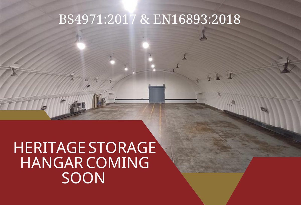 From 1 Nov 2024, our new Heritage Level Storage facility  is available for clients to store their valuable heritage collections. The Hangar complies with BS4971:2017 &amp; EN16893:2018 standards &amp; we guarantee the highest levels of care &amp; service. #heritagestorage