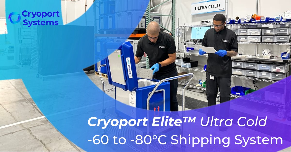 cryoport's tweet image. The future of biotherapeutic logistics begins with the #CryoportElite™ Ultra Cold -60 to -80°C dry ice shipper. Trust Cryoport Systems to safeguard your valuable cell &amp;amp; gene therapies with precision and expertise.  

Learn More: cyrx.co/3JePD7m

#UltraCold $CYRX