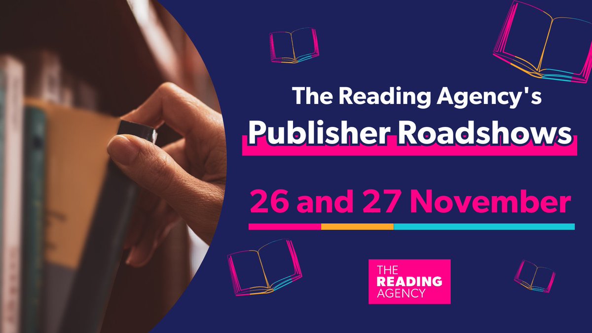 readingagency's tweet photo. Are you a librarian or a teacher?

Our Publisher Roadshows are a great opportunity for to hear from our publishing partners about their latest books, meet authors, enter giveaways and ask questions about upcoming opportunities.

Book your FREE space 👉 https://t.co/3tRFgPg2G4 https://t.co/P687TwfHpQ