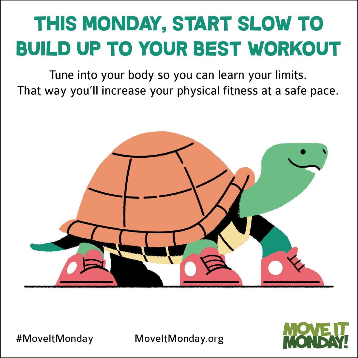 PdNHFoundation's tweet image. Happy #MoveItMonday! Starting slow can lead to strong results! Taking your time in workouts helps build a solid foundation for long-term progress. Remember, it's all about consistency and listening to your body. 🏋️‍♀️✨ #MoveItMonday #HealthyMonday