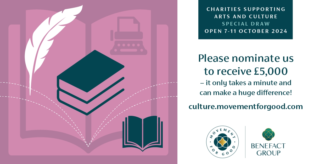 ChawtonHouse (@chawtonhouse) on Twitter photo We need your help! Benefact’s Movement for Good has opened nominations for Arts and Culture organisations to receive a £5000 grant and we need you to nominate us!
Follow the link below to fill in the form and support us!
culture.movementforgood.com/index.php?cn=1… We need your help! Benefact’s Movement for Good has opened nominations for Arts and Culture organisations to receive a £5000 grant and we need you to nominate us!
Follow the link below to fill in the form and support us!
culture.movementforgood.com/index.php?cn=1…