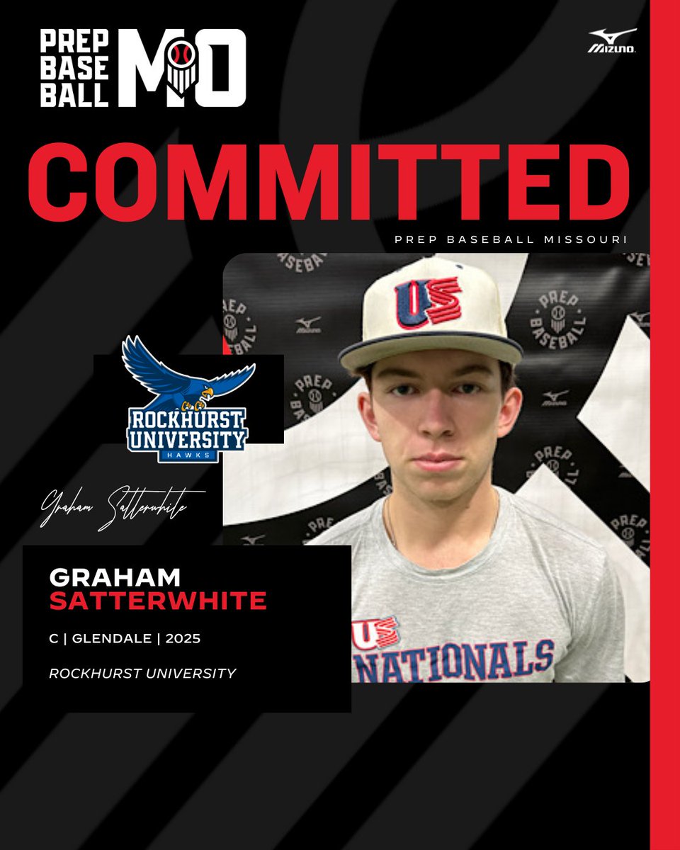 Prep Baseball Missouri (@prepbaseballmo) on Twitter photo C Graham Satterwhite (Glendale, 2025) commits to Rockhurst University
š¤: loom.ly/LcsndhY
<a href="/GrahamSatt8/">Graham Satterwhite</a> | <a href="/GHSBaseballSPS/">Glendale Baseball</a> | <a href="/RUHawksbaseball/">Rockhurst Baseball</a> C Graham Satterwhite (Glendale, 2025) commits to Rockhurst University
š¤: loom.ly/LcsndhY
<a href="/GrahamSatt8/">Graham Satterwhite</a> | <a href="/GHSBaseballSPS/">Glendale Baseball</a> | <a href="/RUHawksbaseball/">Rockhurst Baseball</a>