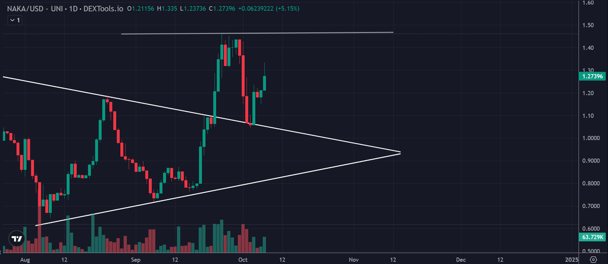 CrypCoinMaster's tweet photo. Quick update, everyone! $NAKA is preparing for another big surge. Market conditions are improving and $NAKA stands out as a top #GameFI token for this cycle.

While the timing of #AltcoinSeason is uncertain, but it's obvious that it is just around the corner and it will be epic. Who's got $NAKA under $1? See you on the other side when $NAKA hits $10 and beyond. 🚀🚀

#NAKA #Web3 #DeFI #BTC $BTC #NAKAFAM