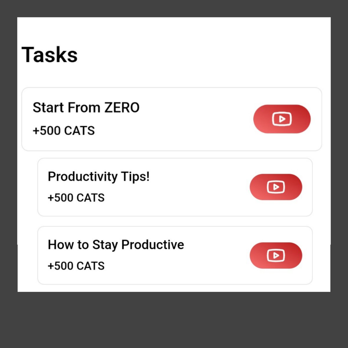 cryptohelpcentr's tweet photo. 📍#CATS Latest VIDEO CODE

▶️ - Start From ZERO 
✅️ 🔗 - ALPHA 

▶️ - How to Stay Productive
✅️ 🔗 - ALTCOIN

▶️ - Make Money Online For Free
✅️ 🔗- BAG

▶️ - How To Make 10x On Crypto Part2
✅️ 🔗 - AUCTION https://t.co/cGGoPvqPnX