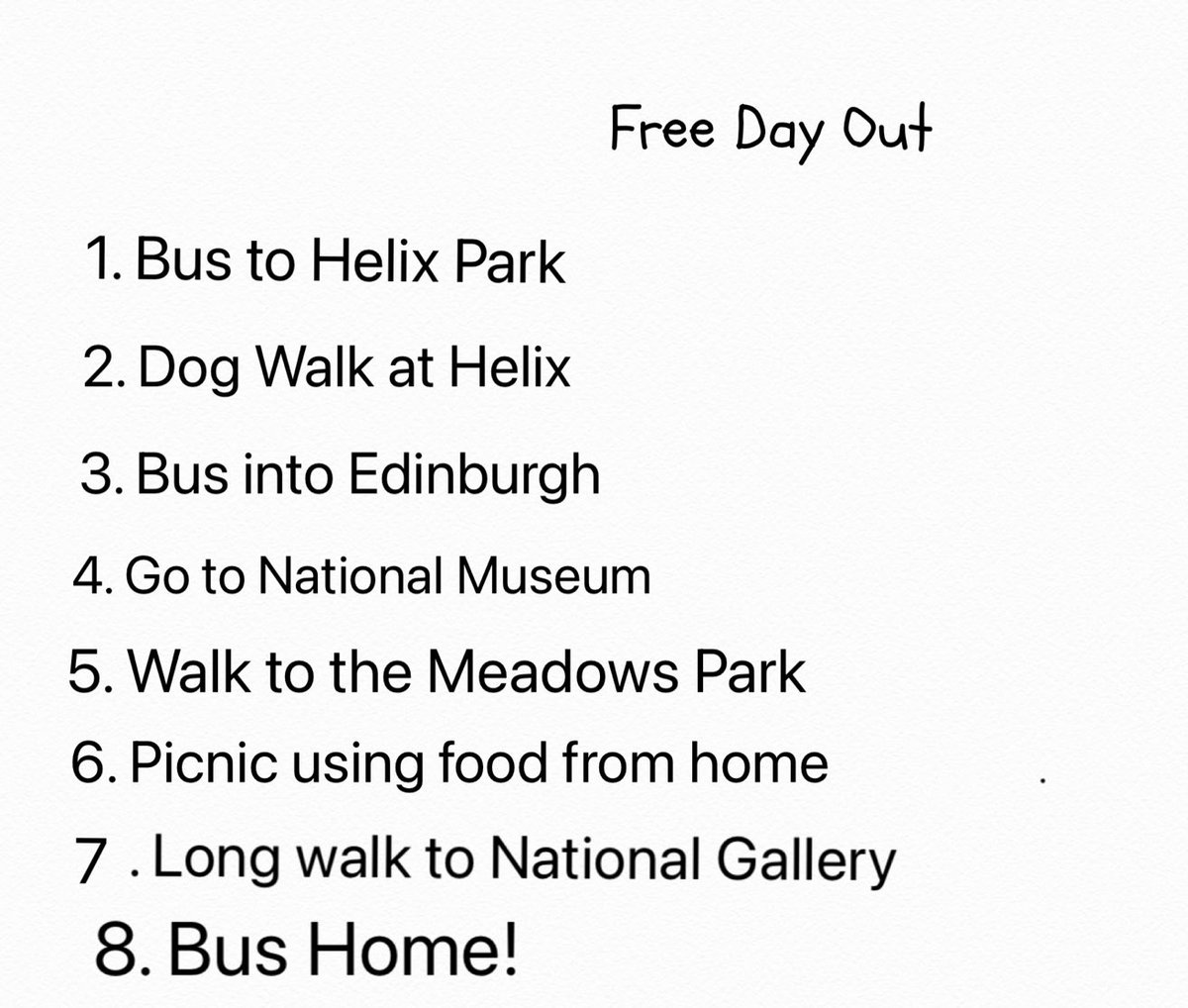 MrsMMLBraes's tweet image. S4 Pupils suggested a few ideas to help plan a free day out with friends to coincide with #CPW24 #ChallengePoverty . Some nice suggestions @OnandUpBHS #article13 #article21 #article28 #article29 #RRSA