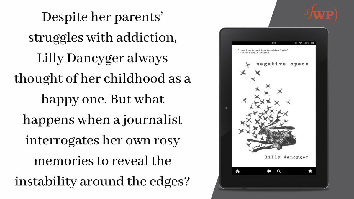 SFWP (@sfwp) on Twitter photo Dive into <a href="/lillydancyger/">Lilly Dancyger</a>'s memoir, NEGATIVE SPACE on this #MemoirMonday while it's only $1.99 during <a href="/AmazonKindle/">Kindle</a>'s Monthly Deals! buff.ly/47UDCzM
<a href="/SusanSchulman/">Susan Schulman</a> <a href="/IPGDigitalSales/">IPG Digital Sales</a> Dive into <a href="/lillydancyger/">Lilly Dancyger</a>'s memoir, NEGATIVE SPACE on this #MemoirMonday while it's only $1.99 during <a href="/AmazonKindle/">Kindle</a>'s Monthly Deals! buff.ly/47UDCzM
<a href="/SusanSchulman/">Susan Schulman</a> <a href="/IPGDigitalSales/">IPG Digital Sales</a>