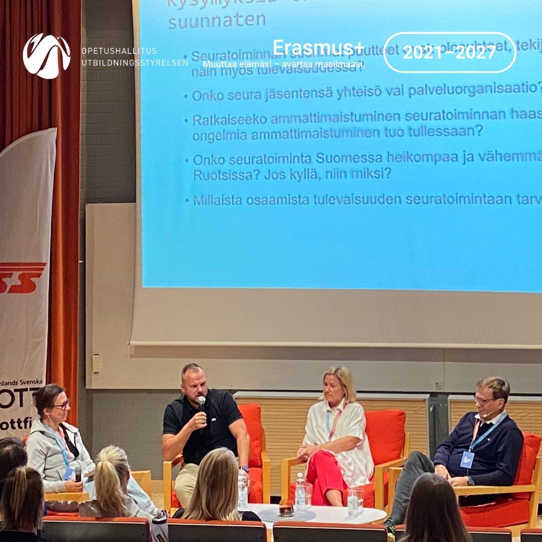 En inspirerande dag på Finlandssvenska idrottsseminariet den 5 oktober! Idrottsföreningar var i fokus, med spännande diskussioner om de utmaningar som väntar på grund av lägre födelsetal i Finland.

Intressanta möten och diskussionen! <a href="/idrottfi/">Finlands Svenska Idrott</a> 

#erasmusplus #erasmusplussport