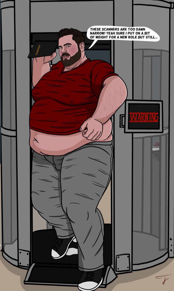ChubbyDrawer's tweet photo. Day 7 Passport #maleweightgain #fat #chubby #thick #gainer #gainerart #chubart #fatart #curvy #bigboy #bigbelly #tightclothes #tightspaces https://t.co/CCH4V13X7R