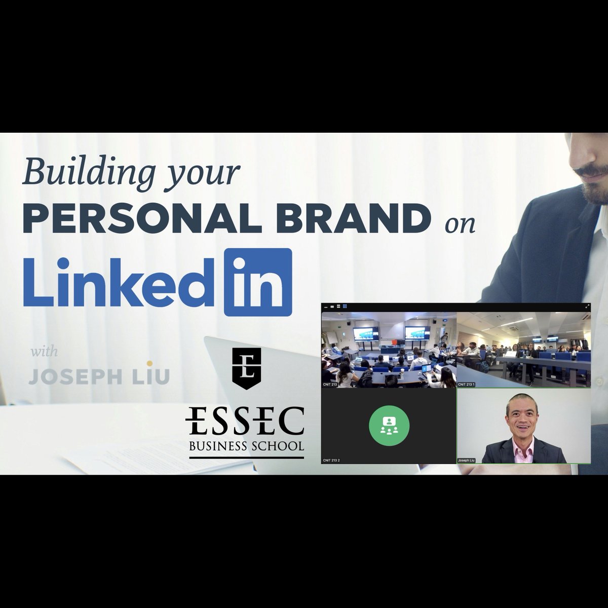Joseph Liu (@josephpliu) on Twitter photo To all the <a href="/essec/">ESSEC Business School</a> Global MBAs, thanks for letting me join you on Friday to share my perspectives on how you can use LinkedIn to reinforce your personal brand. I'm looking forward to seeing you in Paris later this month for my next workshop on campus. To all the <a href="/essec/">ESSEC Business School</a> Global MBAs, thanks for letting me join you on Friday to share my perspectives on how you can use LinkedIn to reinforce your personal brand. I'm looking forward to seeing you in Paris later this month for my next workshop on campus.