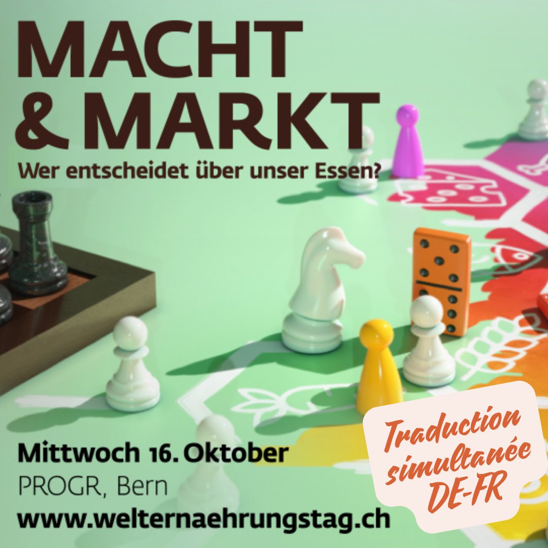 Il reste encore quelques jours pour vous inscrire!
Conférence du 16 octobre à Berne.
Journée Mondiale de l'alimentation.
contrelafaim.ch