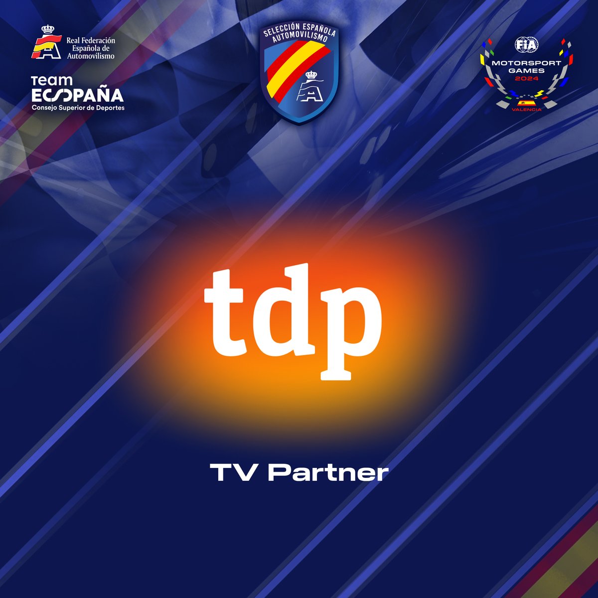 RFEdeA's tweet photo. 📺 ¡@teledeporte, con #TuSelección!

Teledeporte será #TVPartner de la Selección Española de Automovilismo.

📝No te pierdas nada: https://t.co/KkdRG3rDnB https://t.co/HM7SfZt2MK