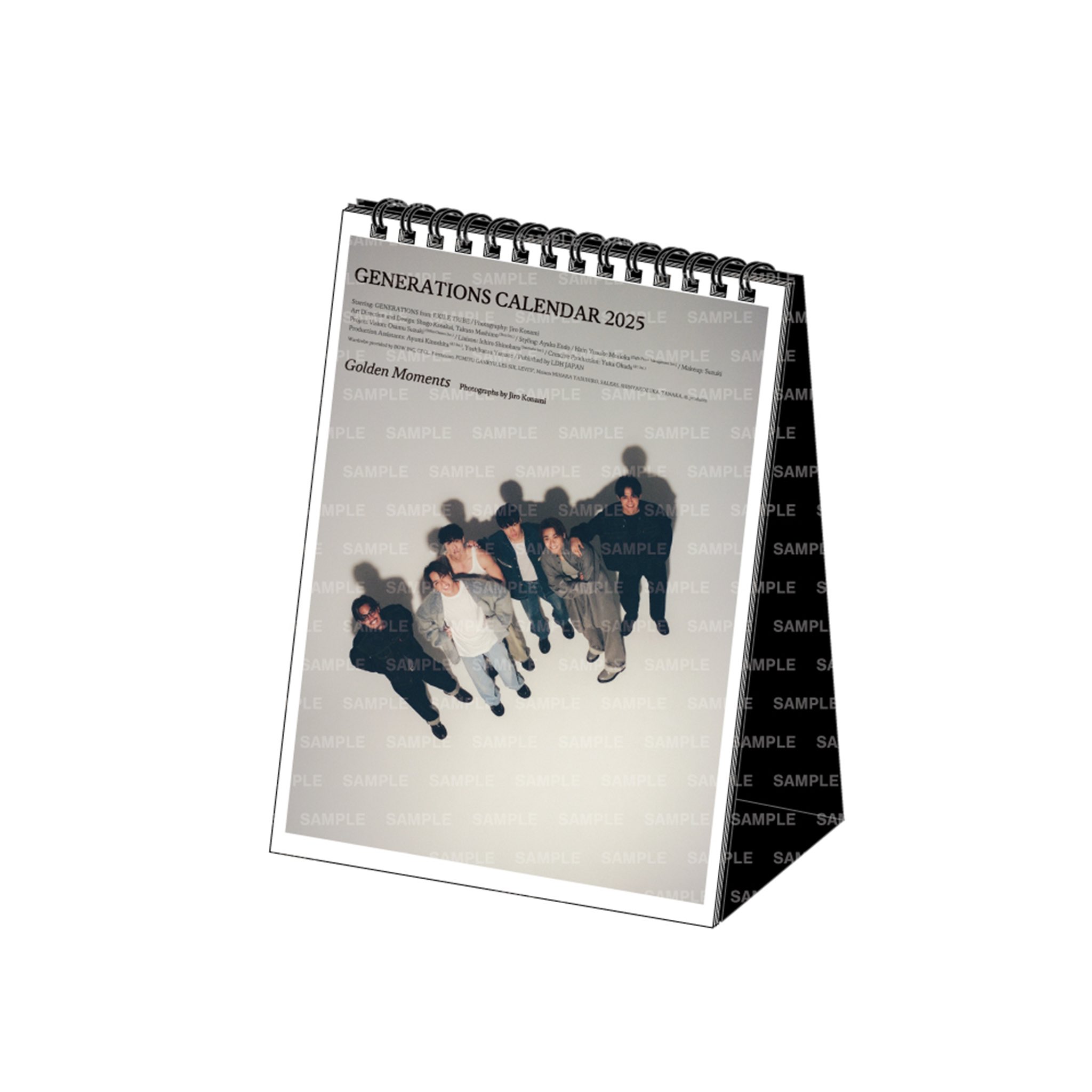 GENERATIONS カレンダー 2025 カレンダー』予約受付開始!! | NEWS | EXILE TRIBE mobile