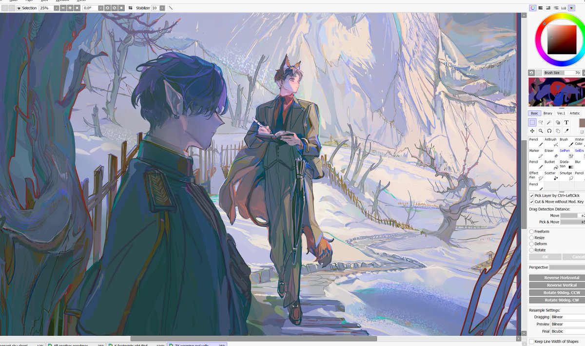 「OC, WIP 」|Taro-K from TamoTaro pre-order original projectのイラスト