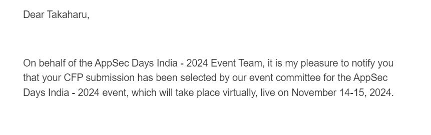 TakaharuOgasa's tweet image. AppSec Days Indiaに採択された！日本の脅威モデリング事情を共有してきます。
#脅威モデリング
#threatmodeling
#AppSec
#OWASP