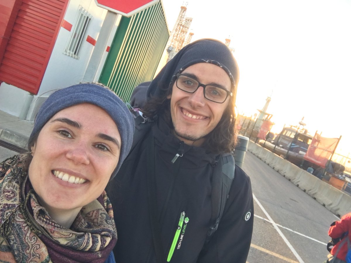 👏Shout out to our #slowtraveling PhD's Lisa &amp; Jan. For the #MICRO2024 conference they decided for a #SustainableTravel to the island Lanzarote with trains &amp; a 28-hour ferry ride. 6 days travel on 2 private weekends! Great committment! #phdlife #microplastics