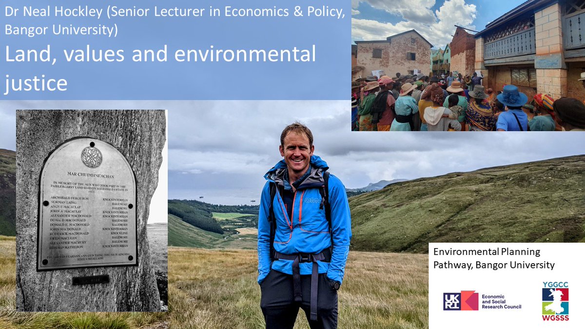 Julia Jones (@juliapgjones) on Twitter photo <a href="/NealHockley/">Neal Hockley</a> (neal.hockley@bangor.ac.uk) is looking to support applicants for PhD projects on land, values and environmental justice. Do read the full thread and then contact him with your CV and cover letter to develop a project for the WGSSS funding.
bangor.ac.uk/ds/doctoral-tr… <a href="/NealHockley/">Neal Hockley</a> (neal.hockley@bangor.ac.uk) is looking to support applicants for PhD projects on land, values and environmental justice. Do read the full thread and then contact him with your CV and cover letter to develop a project for the WGSSS funding.
bangor.ac.uk/ds/doctoral-tr…