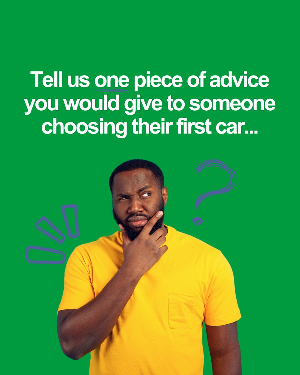 What ONE piece of advice do you wish someone had given you? 🤔

Sell your car today: webuyanycar.com/?utm_source=fa…