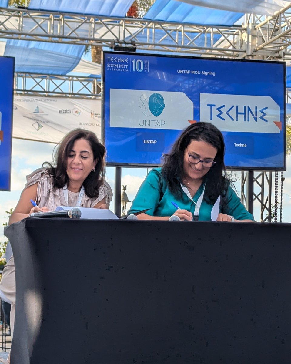 UntapTech's tweet image. It&apos;s an exciting moment for Untap! We’re thrilled to announce the signing of an MOU with Techne marking the beginning of a new chapter in innovation and collaboration. Watch as we officially seal this partnership. 🚀 

#TechneSummit #Innovation #Collaboration #Untap