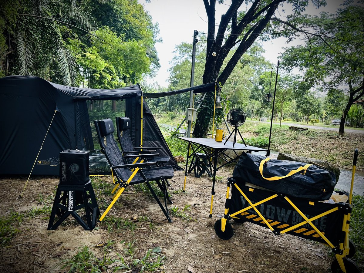 The9zq's tweet photo. 📍ที่นี้ Be Happy สระบุรี เป็นลานกางเต็นท์ที่มีร่มเงาทั้งวัน🌳 ติดริมน้ำ 💦
ใครไปช่วงนี้อากาศเย็นสบายเลยครับ ⛺️🏕️  
5.10.2567 
#yellowroutethailand #guycamp101 
Be Happy ลานกางเต็นท์ https://t.co/voQsu3eWOs