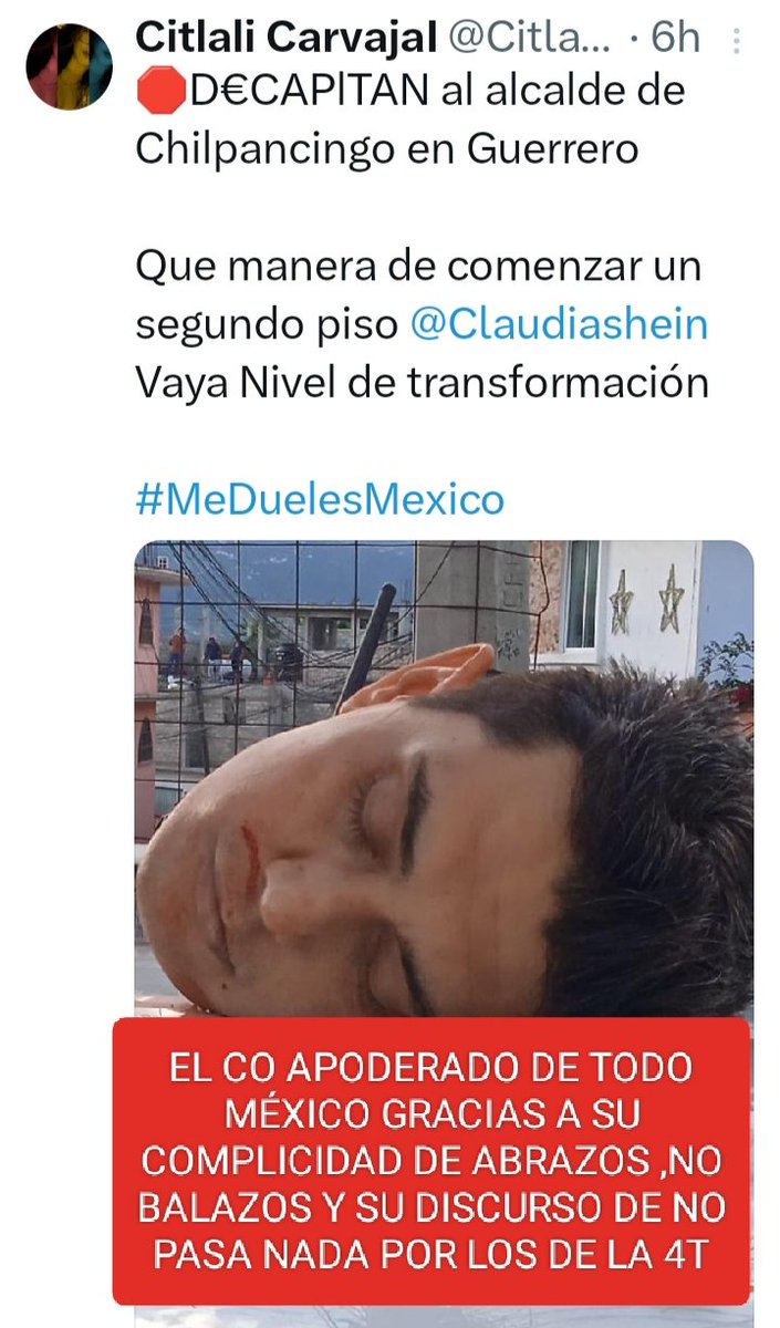 Araceli79290's tweet image. #NopasaNada dice.
#TraicionalaPatria #Empoderando a #Criminales es #Corrupcion 
#MorenaElGobiernoMasCorruptoDeMexico