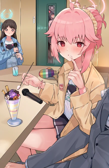 口寂しい?私の事食べてみる?#ブルアカ 