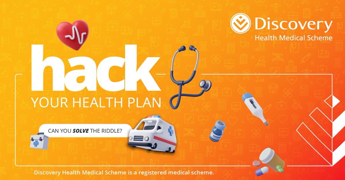 Discovery_SA's tweet photo. We’re back and this one is our last riddle. May the force be with you! 1️⃣Click the link below 2️⃣Solve the riddle 3️⃣Post your answer below with #DiscoveryLovesYourHealth & you could win a R1,500 Takealot voucher!😍 Are you ready? Because we are!🎊 https://t.co/TiM9n5kxgs T&Cs apply.