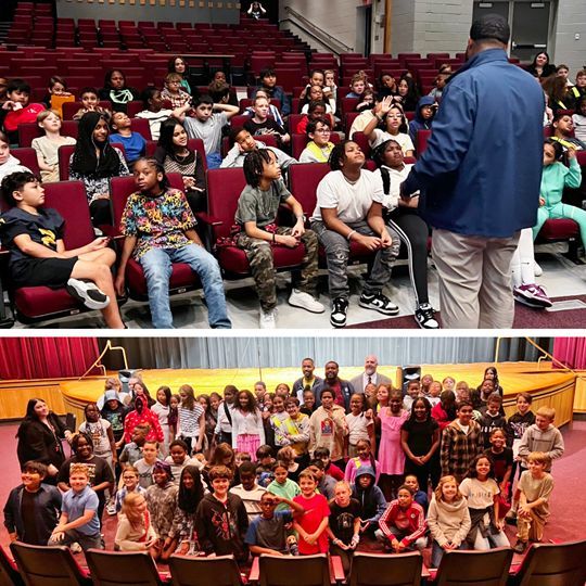 Peck fifth graders met with Michigan State Representative McKinney, who explained the roles of the Michigan House of Representatives and how he uses his role to care for the districts he represents and the people who live there--US! #AcademiesofCenterLine #PublicServicePathway