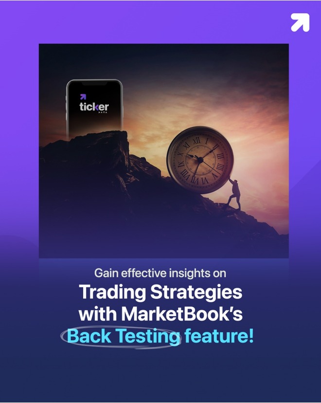 Tickermarket's tweet image. Test your trading strategies with confidence using Ticker&apos;s MarketBook! Perfect for beginners &amp;amp; B-School students, it helps you assess risk/profitability, test theories, &amp;amp; improve market skills.
Get a demo: tickermarket.page.link/marketbook9
#MarketBook #TickerData