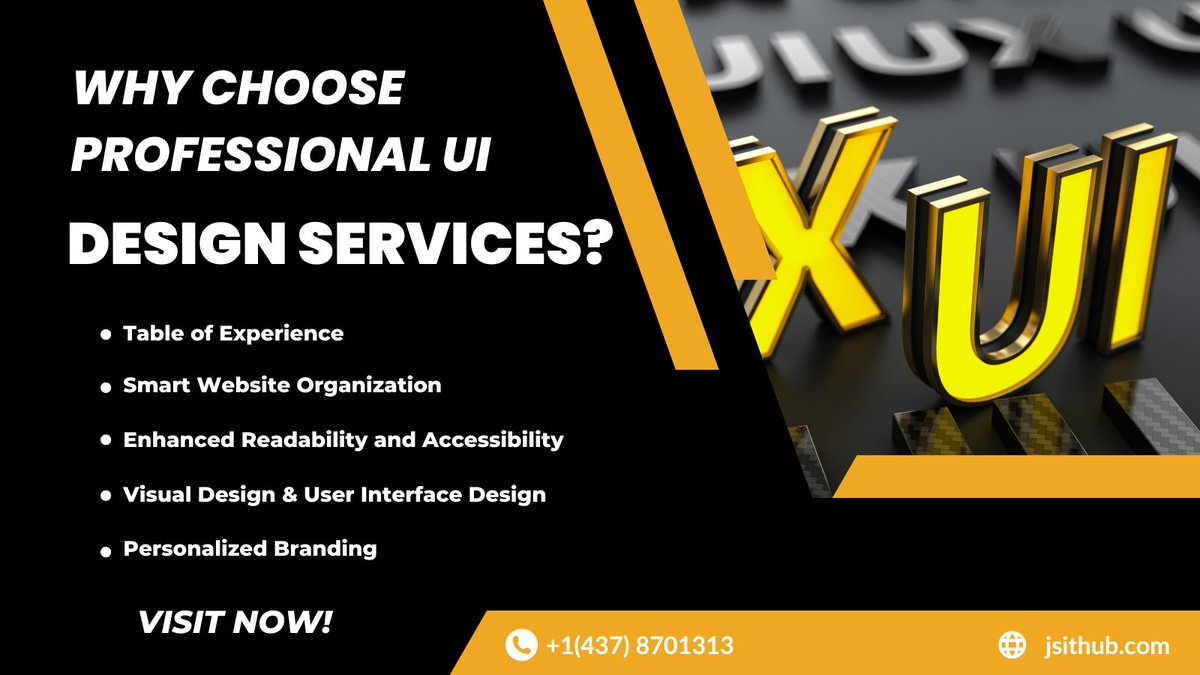 jsithub's tweet image. Let’s create a habit-forming brand with a sleek, polished look and a sense of peace for your application. We’ll help you develop new or improved smart websites and bring design layouts to life through our website design and development services worldwide. Visit now.