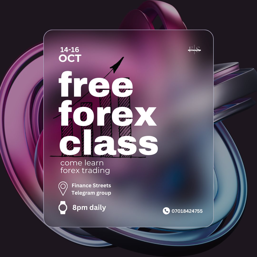 yourfxmcdonald's tweet image. Join The Finance Streets&apos; FREE Forex Class! 📈 Learn the fundamentals of trading, market analysis, and strategies to elevate your financial game. Perfect for beginners! 💡 Register now and take control of your financial future! 💸 t.me/+XfRqU8t8wWhlN…

 #Forex #FreeClass&quot;