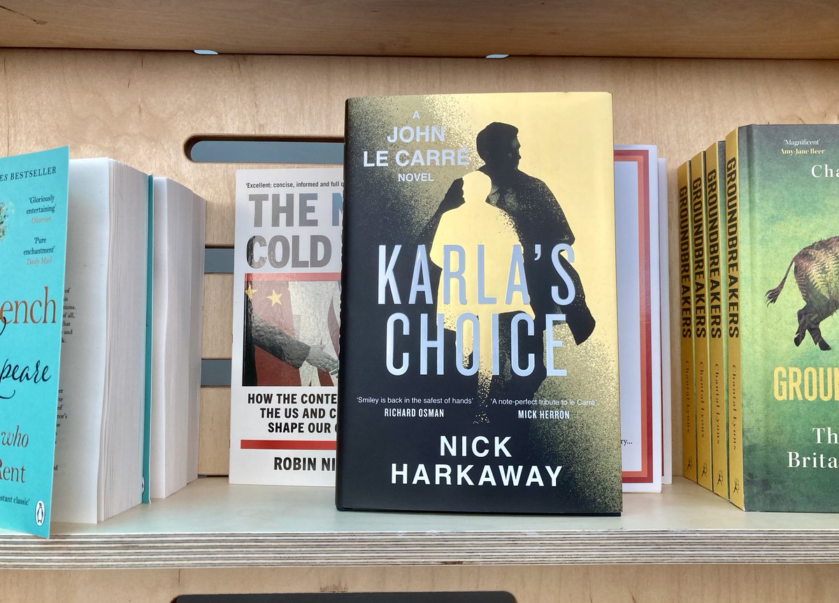 Good to hear about all things #JohnleCarré and the upcoming publication of #KarlasChoice at the <a href="/CheltLitFest/">CheltLitFest</a> 📚