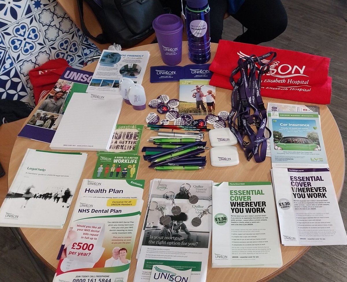 LdnOrganiser's tweet photo. Little pop up stall today at Queen Elizabeth Hospital 💜💜💜 #payfairforpatientcare https://t.co/kYtgmUaS3N