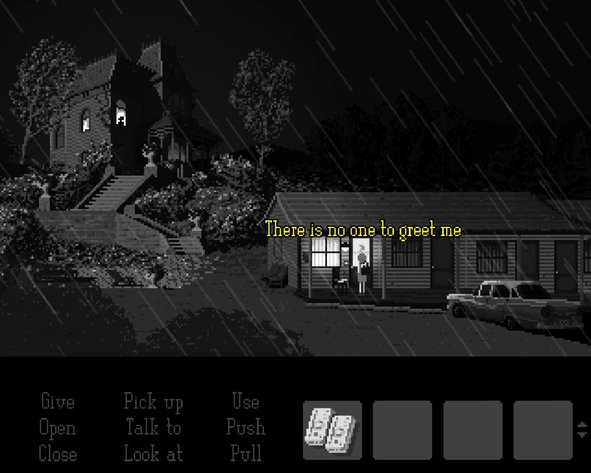 I simply cannot ignore a game based on Alfred Hitchcock's Psycho. mathieu-ratier.itch.io/psychoadventur…