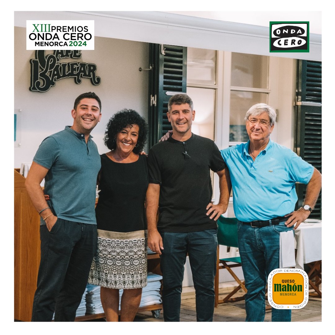 🏆 <a href="/cafebalear/">Cafè Balear</a> , Premio Onda Cero Menorca de Gastronomía.
👉 Premio patrocinado por <a href="/quesomahon/">Queso Mahón-Menorca</a> 
Su propietario Bep Caules nos ha contado la historia de este mítico restaurante.
