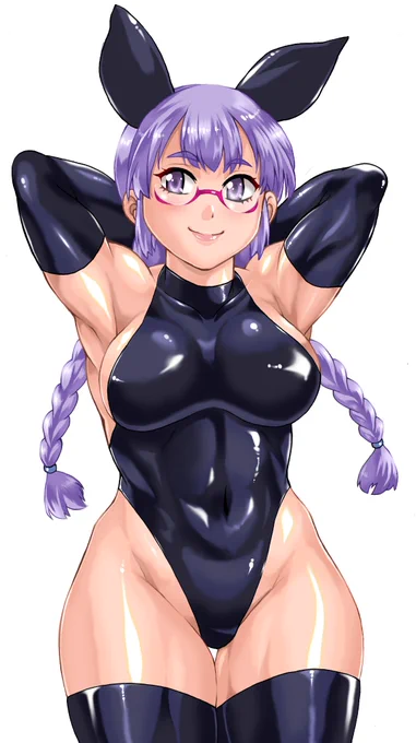ちょーっと太めなメガネバニー。 