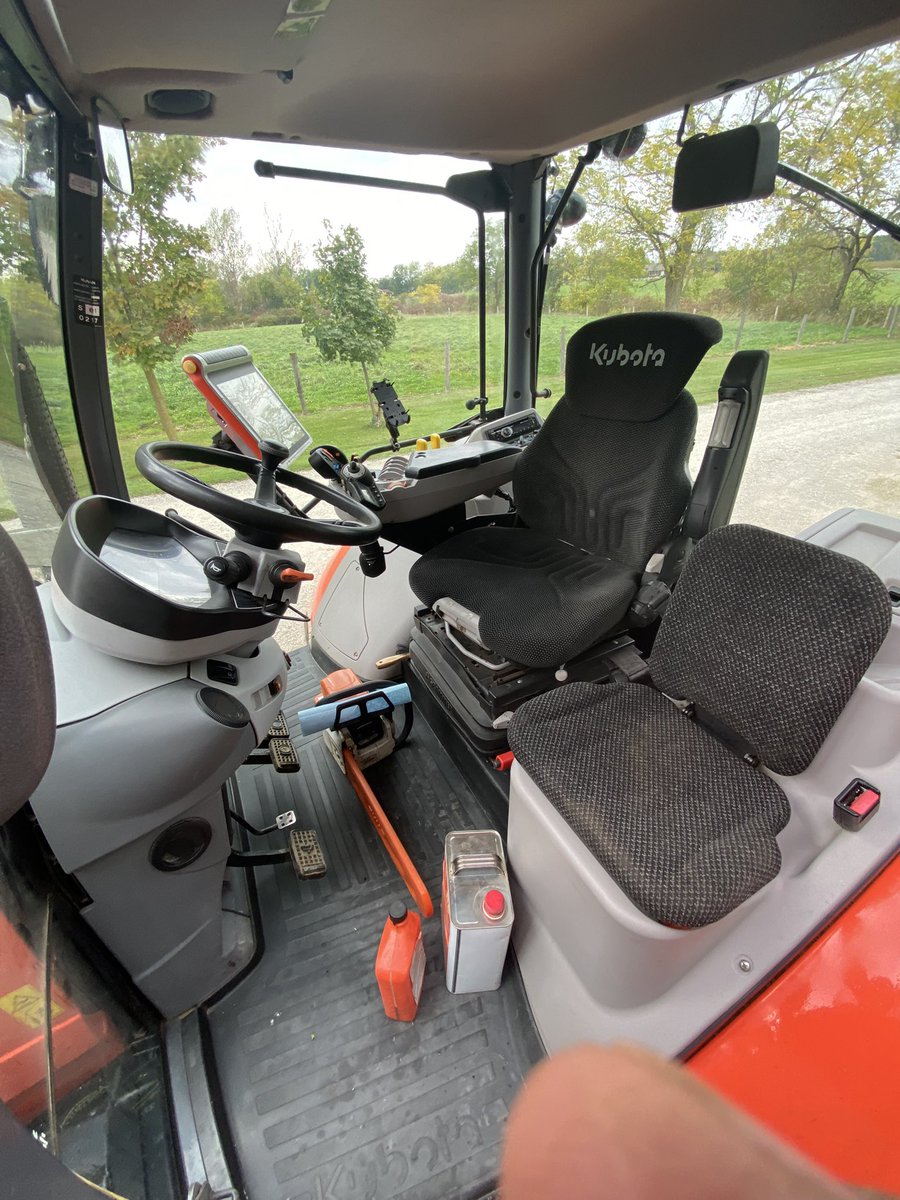 A great way to end the week.  A clean job finishing up with a clean tractor.  Back to #helicopter work for a month. #ontag #HauptTLM